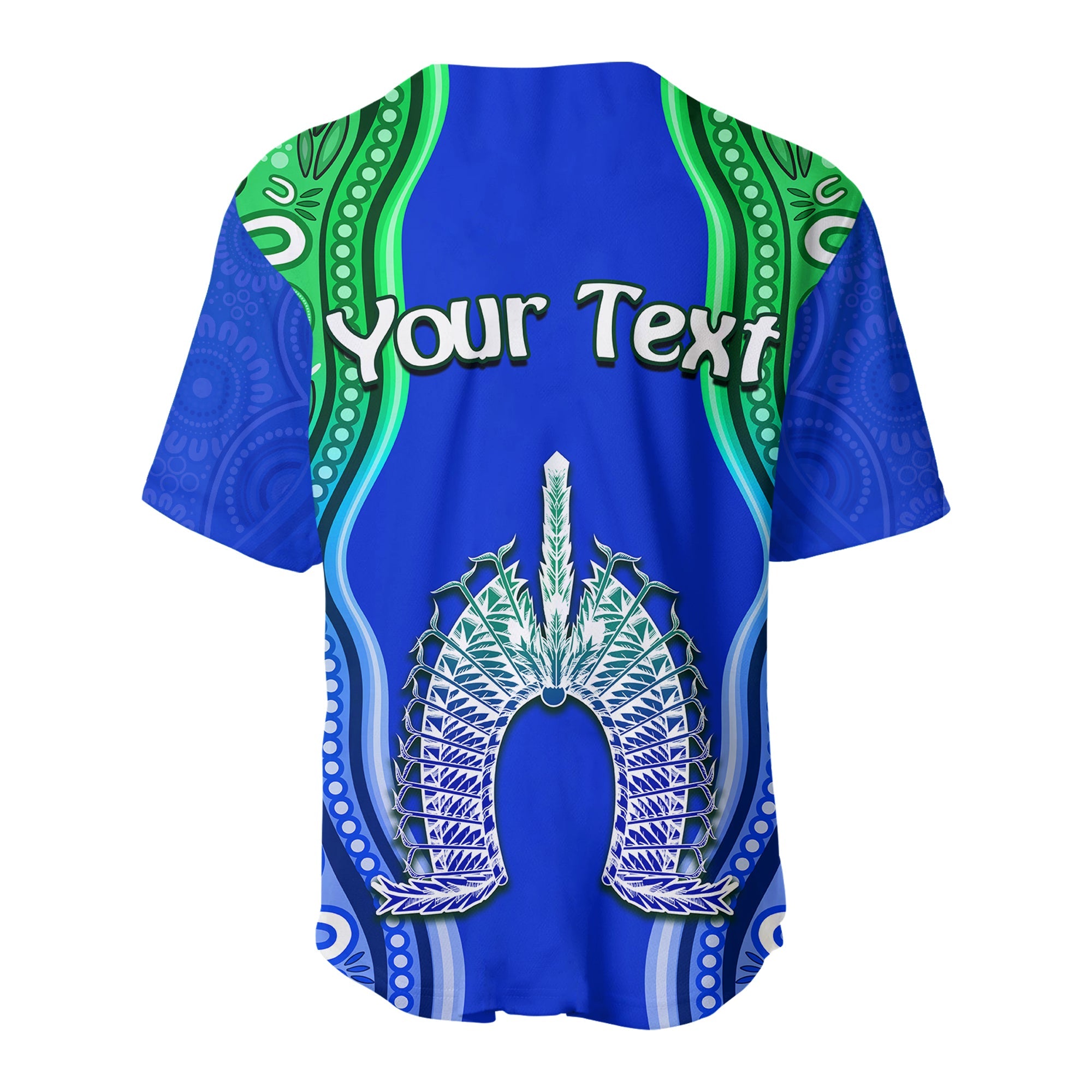 custom-personalised-torres-strait-islands-baseball-jersey-the-dhari-mix-aboriginal-turtle-version-blue
