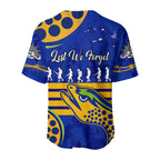 (Custom Personalised) Eels Anzac 2022 Baseball Jersey Lest We Forget LT13