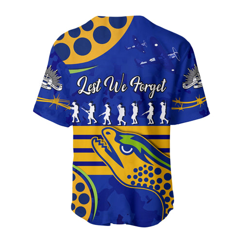 Eels Anzac 2022 Baseball Jersey Lest We Forget LT13
