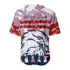 Sea Eagles Anzac Day Baseball Jersey Proud Soldiers Lest We Forget Ver.01 LT13