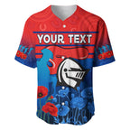 (Custom Personalised) Knights Anzac 2022 Baseball Jersey Novocastrians Lest We Forget LT13