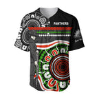 Panthers Anzac Day Baseball Jersey Aboriginal Lest We Forget Ver.01 LT13