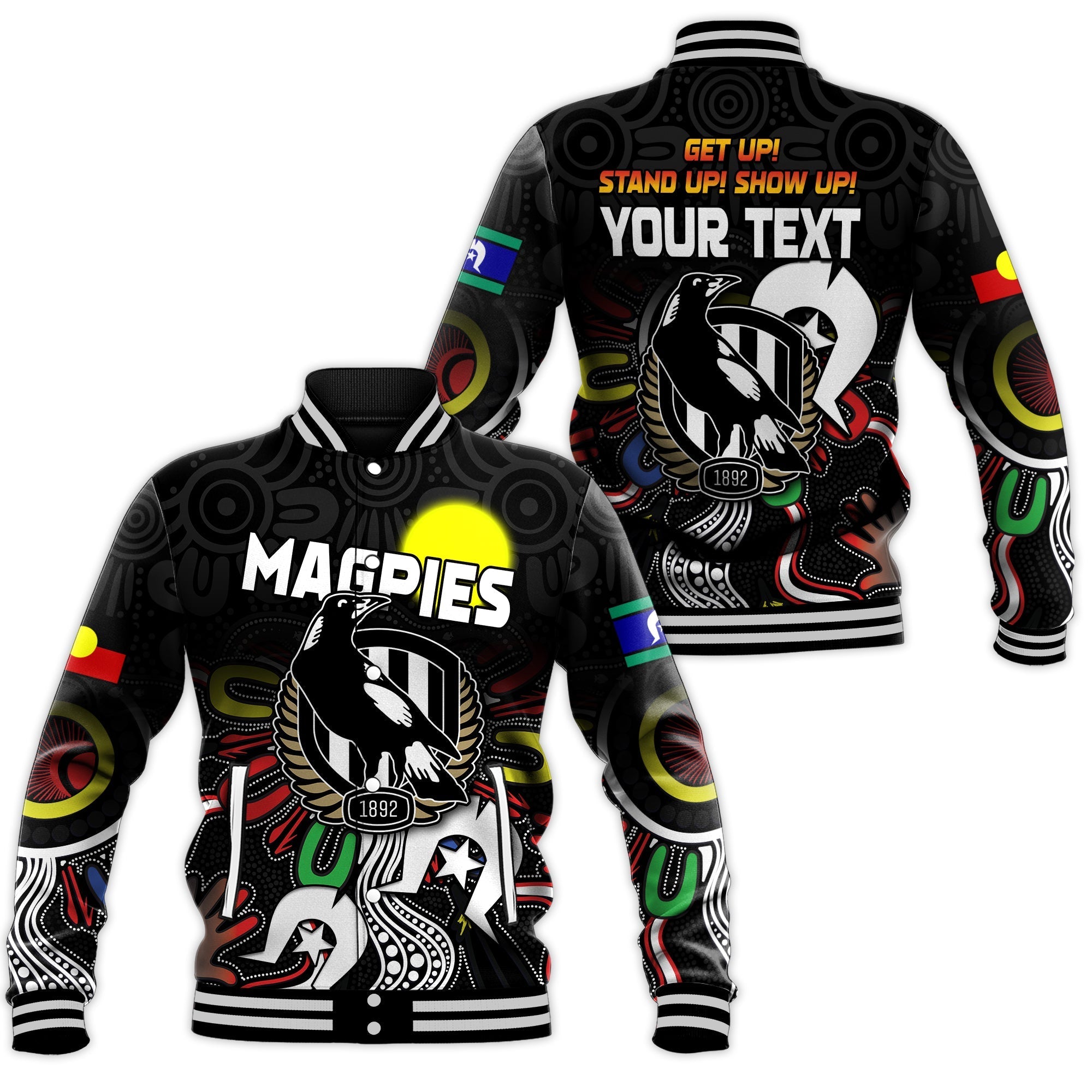 custom-personalised-magpies-naidoc-week-baseball-jacket-collingwood-football-aboriginal