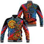 custom-text-and-number-australia-lizard-and-sun-baseball-jacket-aboriginal-art-speical