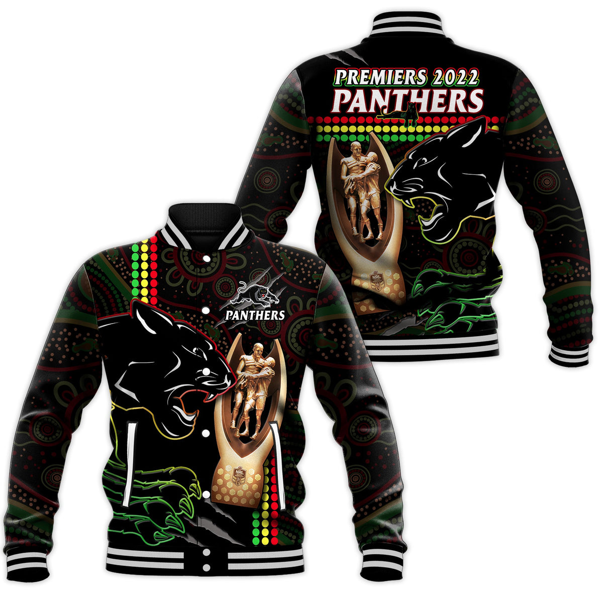 panthers-rugby-baseball-jacket-the-riff-2022-premiers-aboriginal-art
