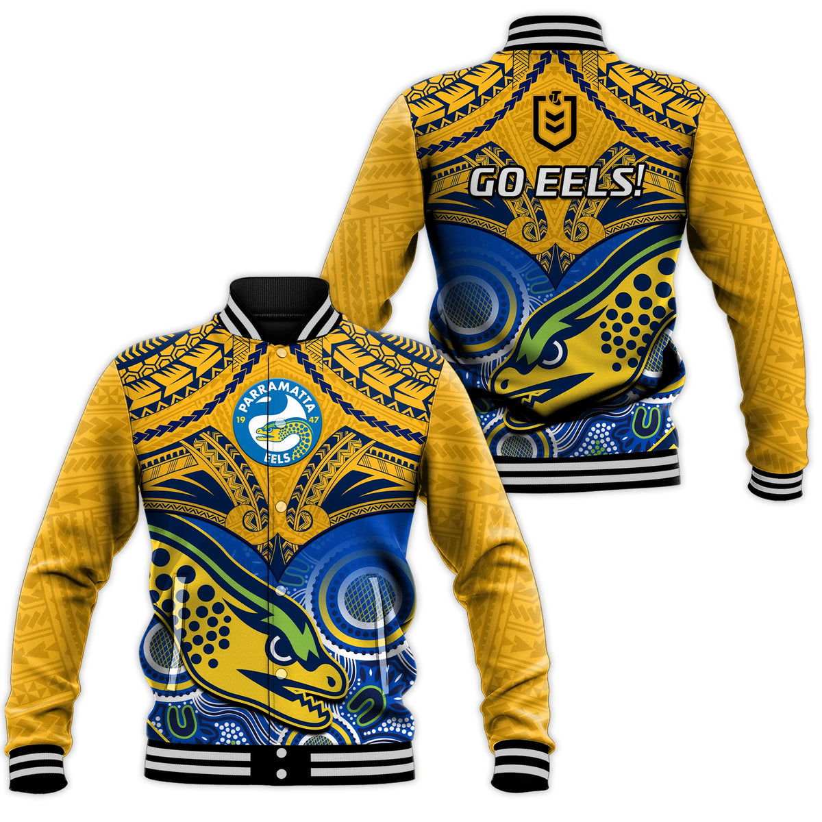 parramatta-rugby-2023-baseball-jacket-go-eels-polynesian-mix-indigenous-art