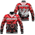 dragons-rugby-baseball-jacket-indigenous-pattern-artsy-version