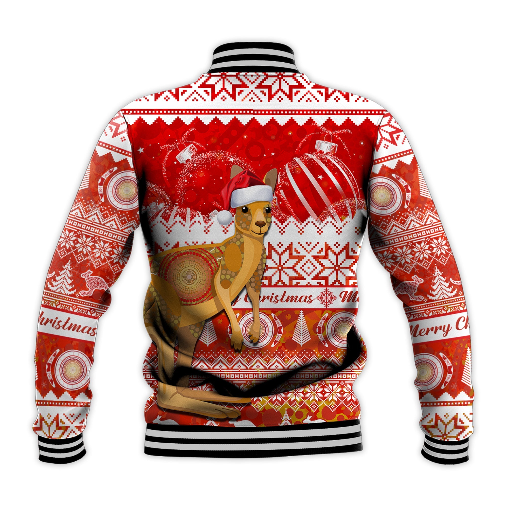 australia-baseball-jacket-kangaroo-aboriginal-painting-merry-christmas