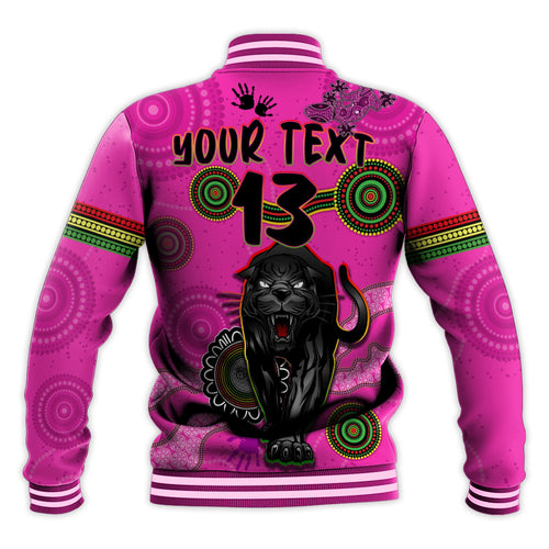 custom-text-and-number-panthers-baseball-jacket-aboriginal-with-lizard