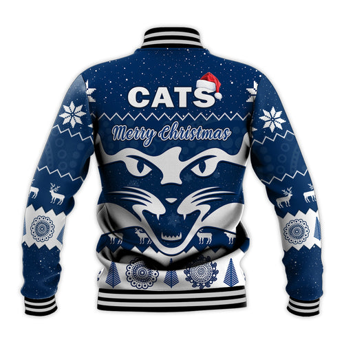 cats-football-christmas-baseball-jacket-geelong-aboriginal-painting