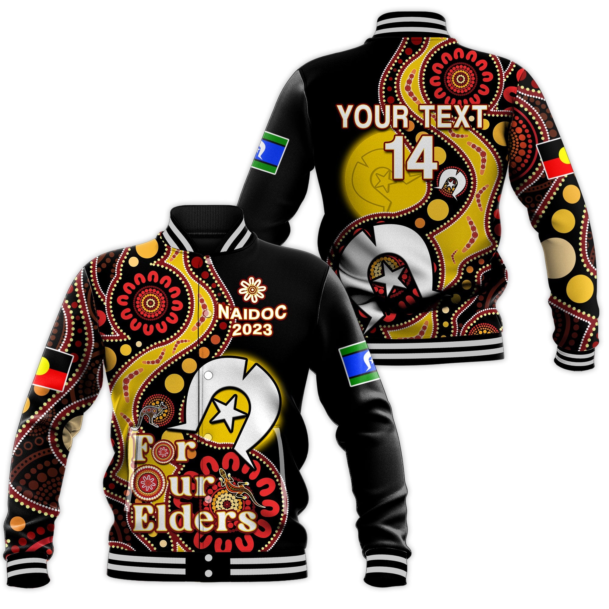 custom-text-and-number-australia-naidoc-week-2023-baseball-jacket-indigenous-for-our-elders