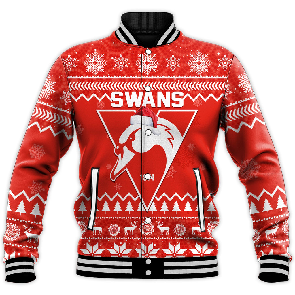 custom-personalised-swans-football-christmas-baseball-jacket-sydney-indigenous-merry-xmas-ver03