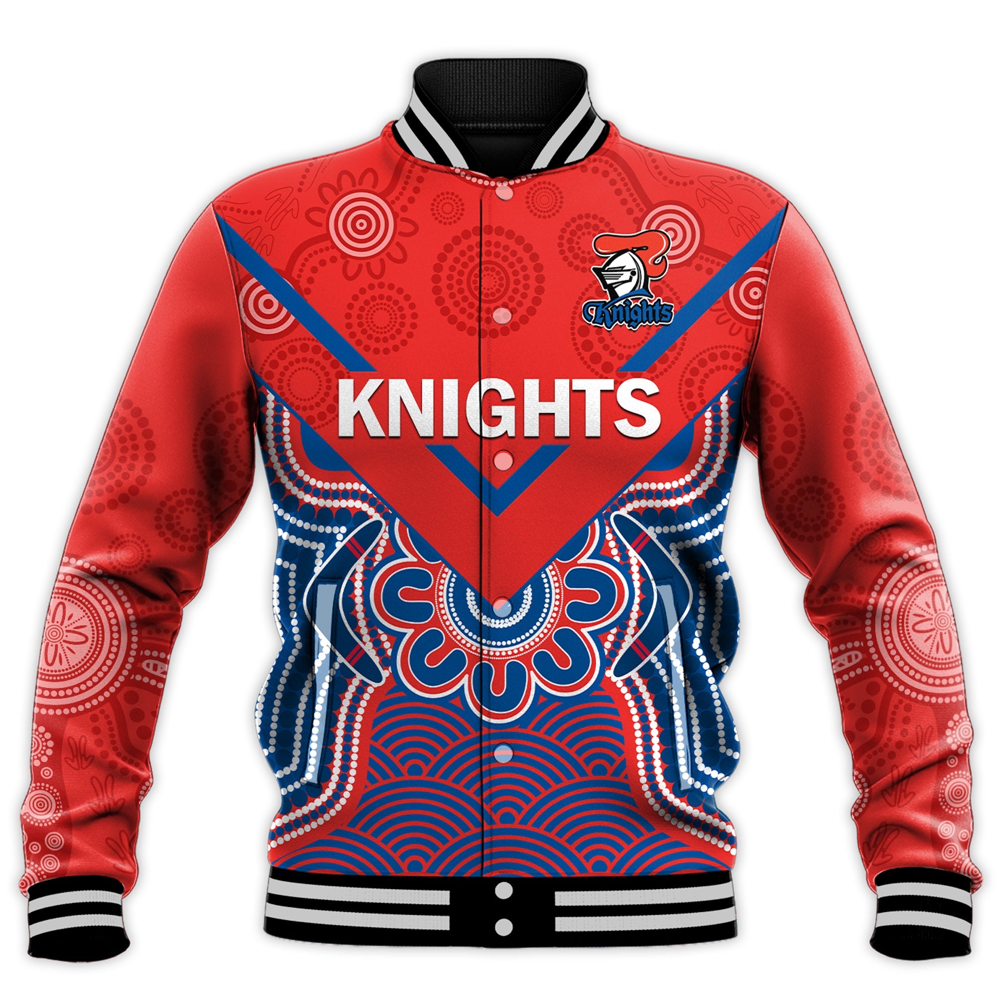 custom-text-and-number-knights-rugby-baseball-jacket-novocastrians-1987-aboriginal-art