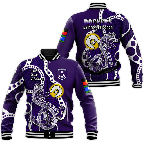 fremantle-football-naidoc-2023-baseball-jacket-dockers-for-our-elders-indigenous-art