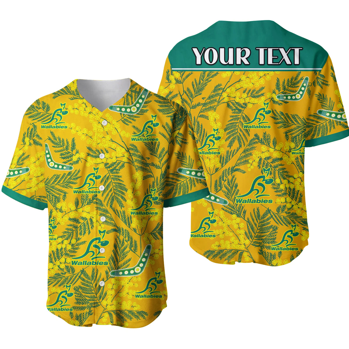 custom-personalised-wallabies-rugby-baseball-jersey-golden-wattle-aboriginal-boomerang-style-hawaii-ver01