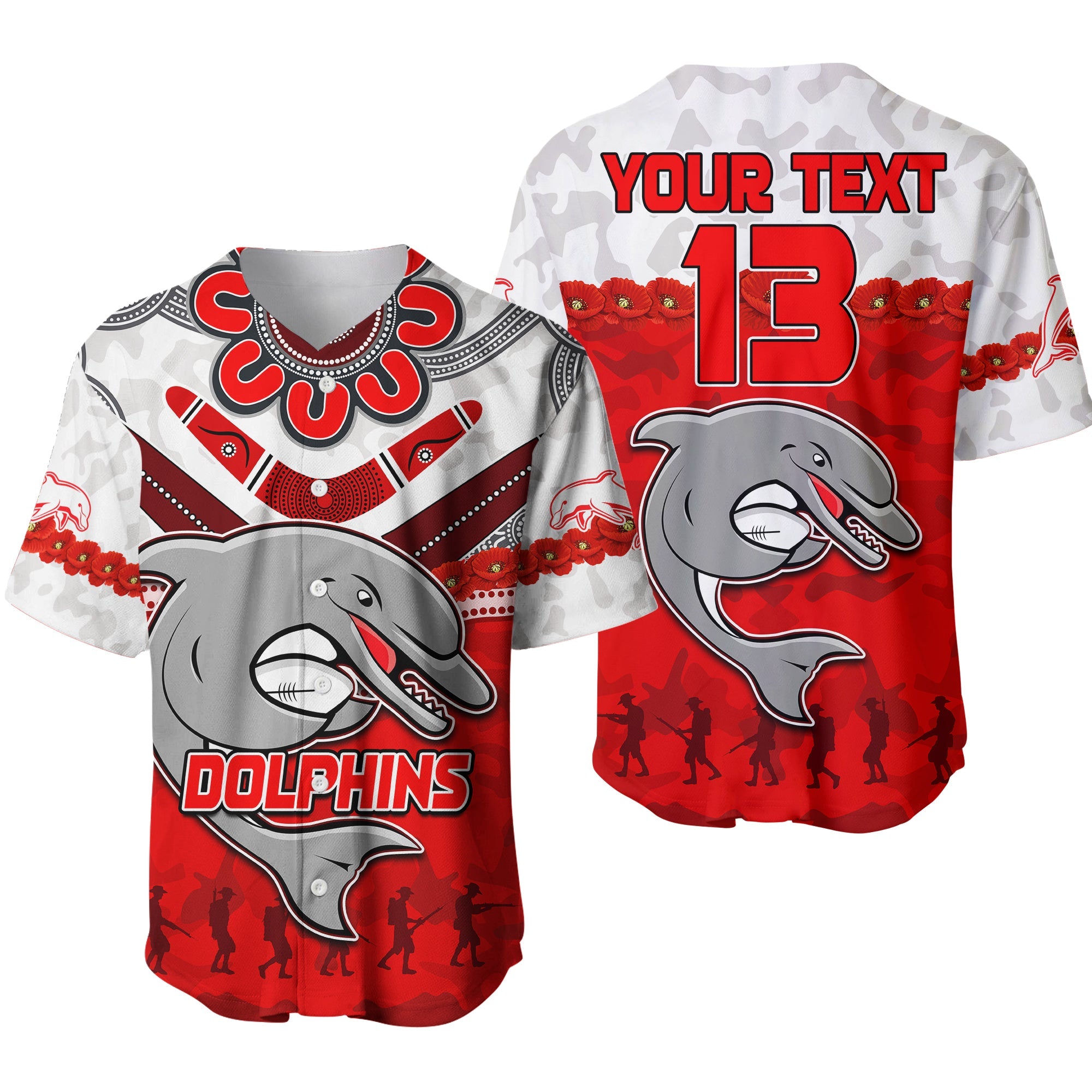 custom-text-and-number-dolphins-rugby-baseball-jersey-anzac-day-poppy-aboriginal