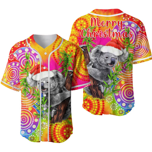 australia-koala-aboriginal-baseball-jersey-rainbow-tie-dye-merry-christmas-ver02
