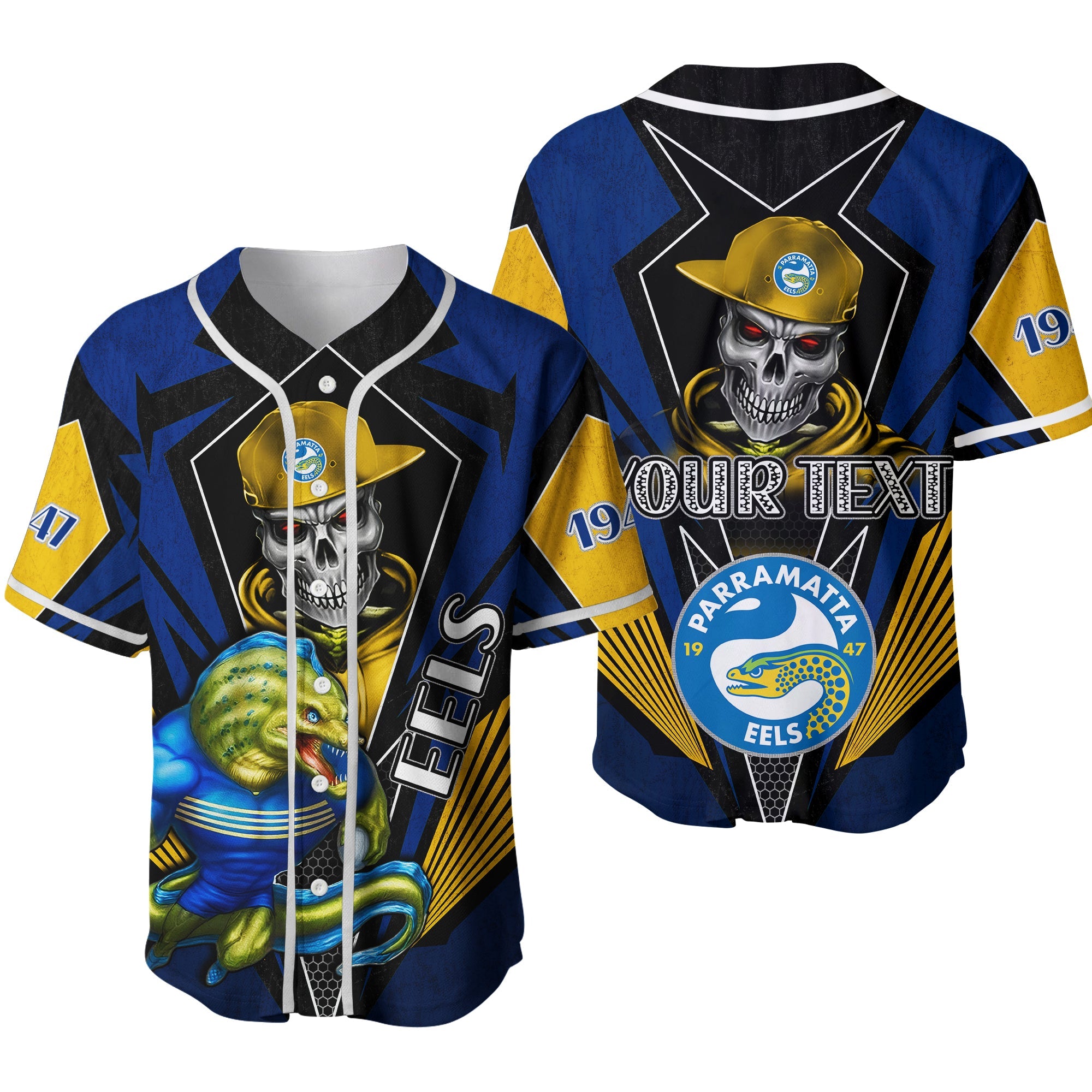 custom-personalised-eels-rugby-baseball-jersey-mascot-parramatta-since-1947-cool-skull-ver02