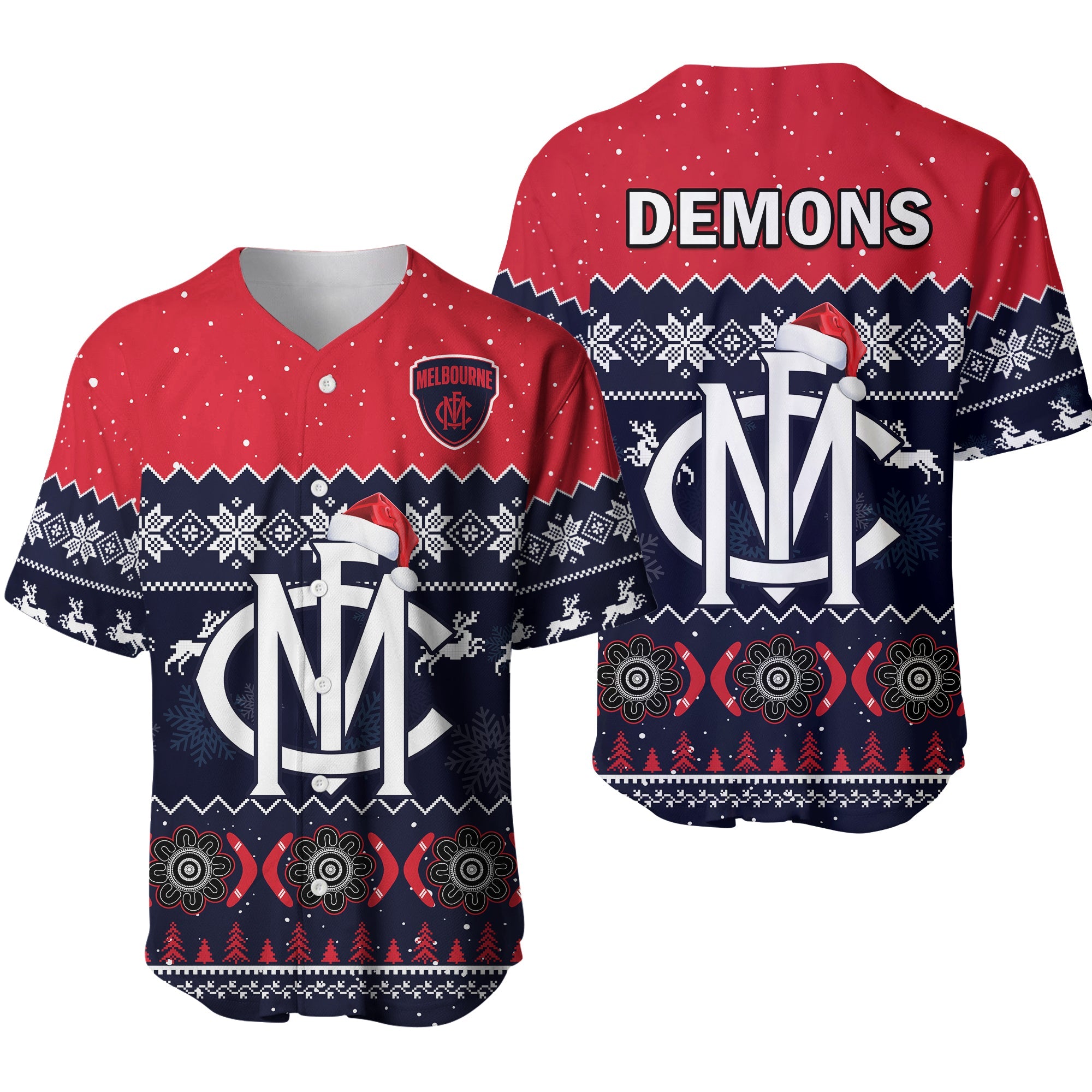 melbourne-football-baseball-jersey-demons-indigenous-merry-christmas