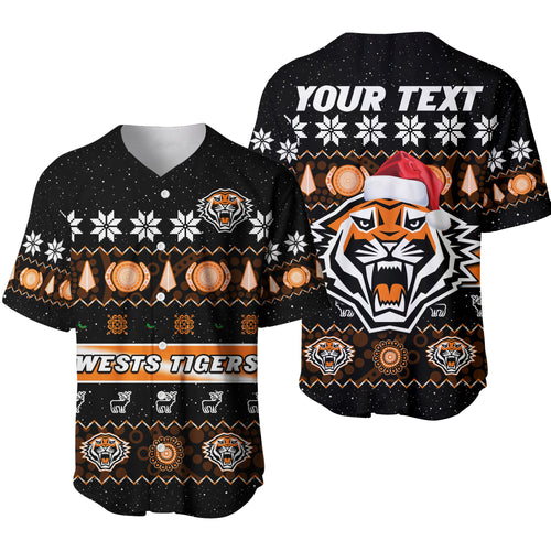 custom-personalised-wests-tigers-christmas-baseball-jersey-aboriginal-art-merry-xmas