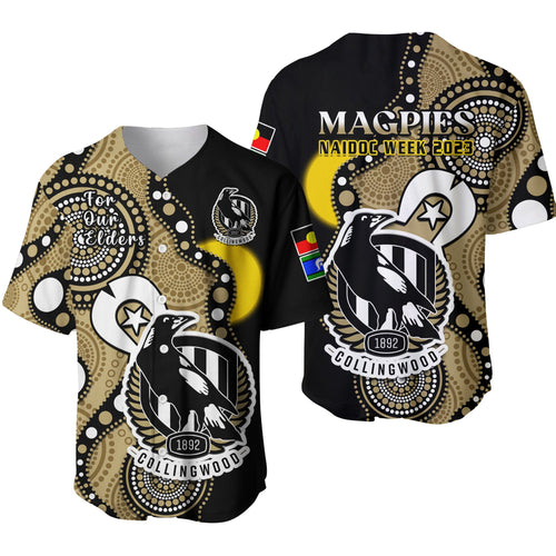 collingwood-football-naidoc-2023-baseball-jersey-magpies-for-our-elders-indigenous-art-ver01