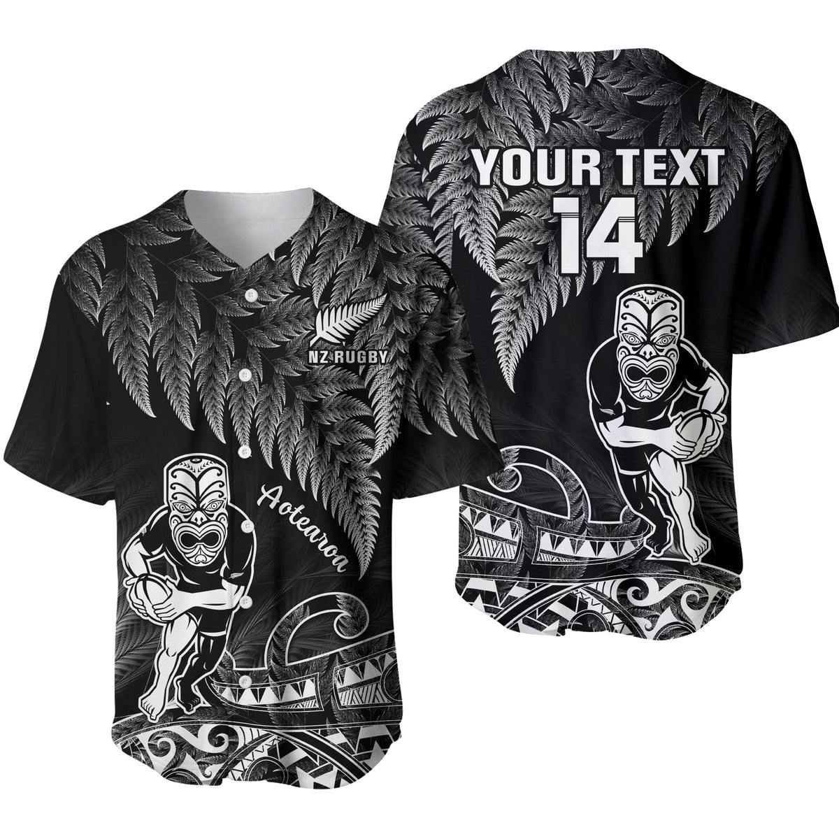 custom-text-and-number-new-zealand-silver-fern-rugby-baseball-jersey-all-black-koru-maori-ver01
