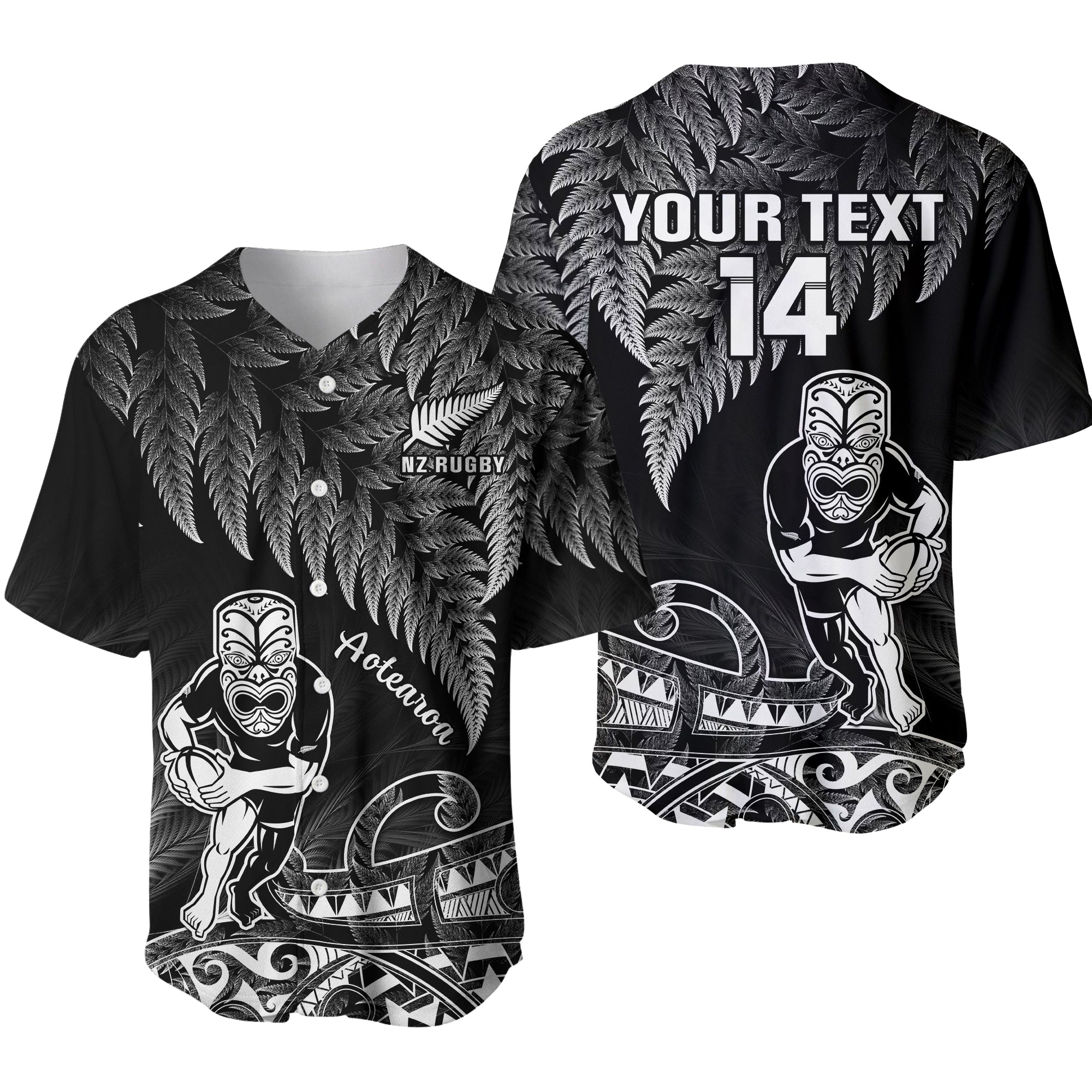 custom-text-and-number-new-zealand-silver-fern-rugby-baseball-jersey-all-black-koru-maori-ver01