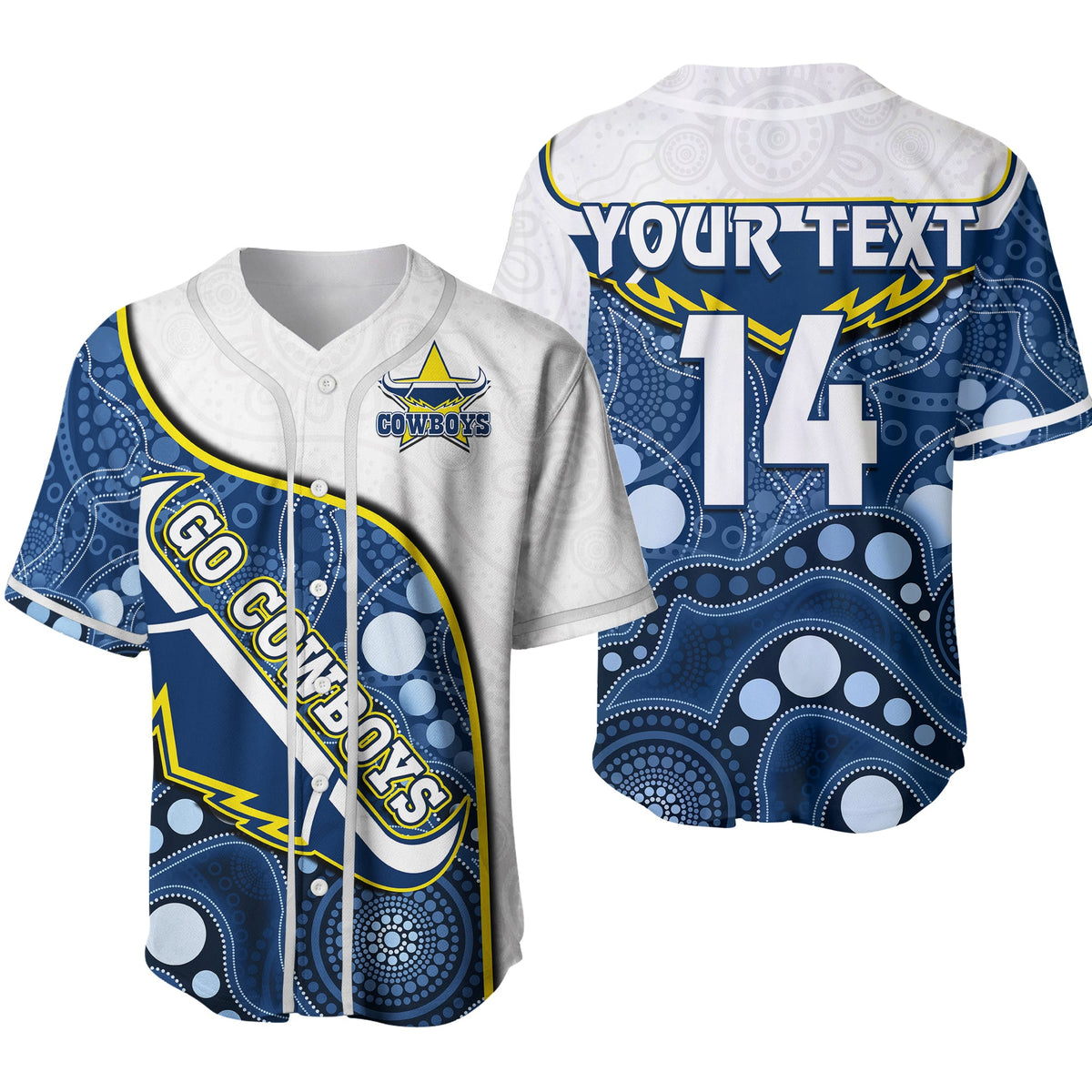 custom-text-and-number-cowboys-rugby-baseball-jersey-indigenous-pattern-2022-premiers-sporty-style-ver02