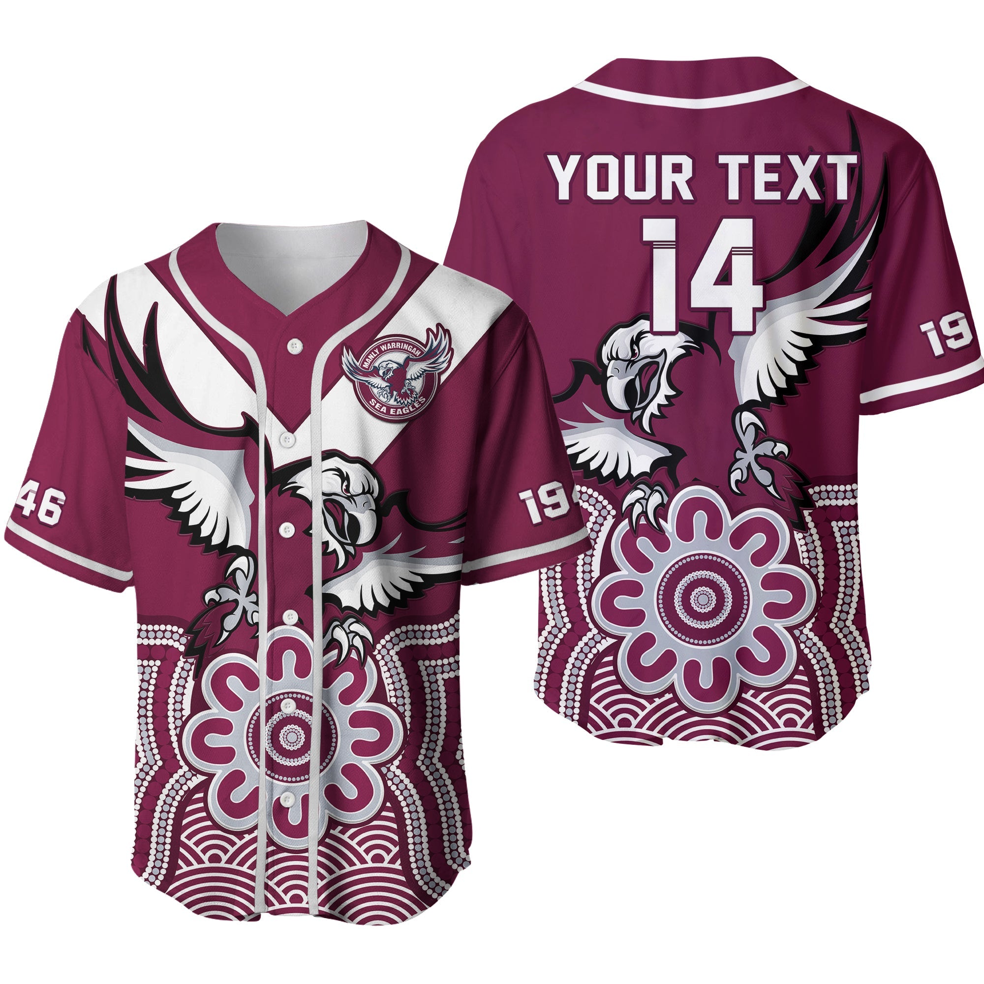 custom-text-and-number-sea-eagles-rugby-baseball-jersey-manly-warringah-indigenous-art-ver02