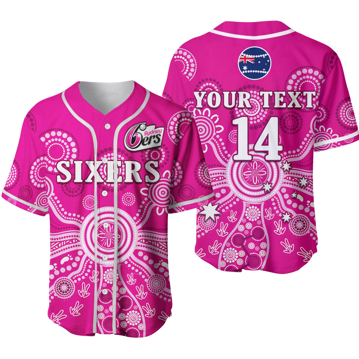 custom-text-and-number-sydney-sixers-baseball-jersey-cricket-indigenous-australian-art-strip-ver02