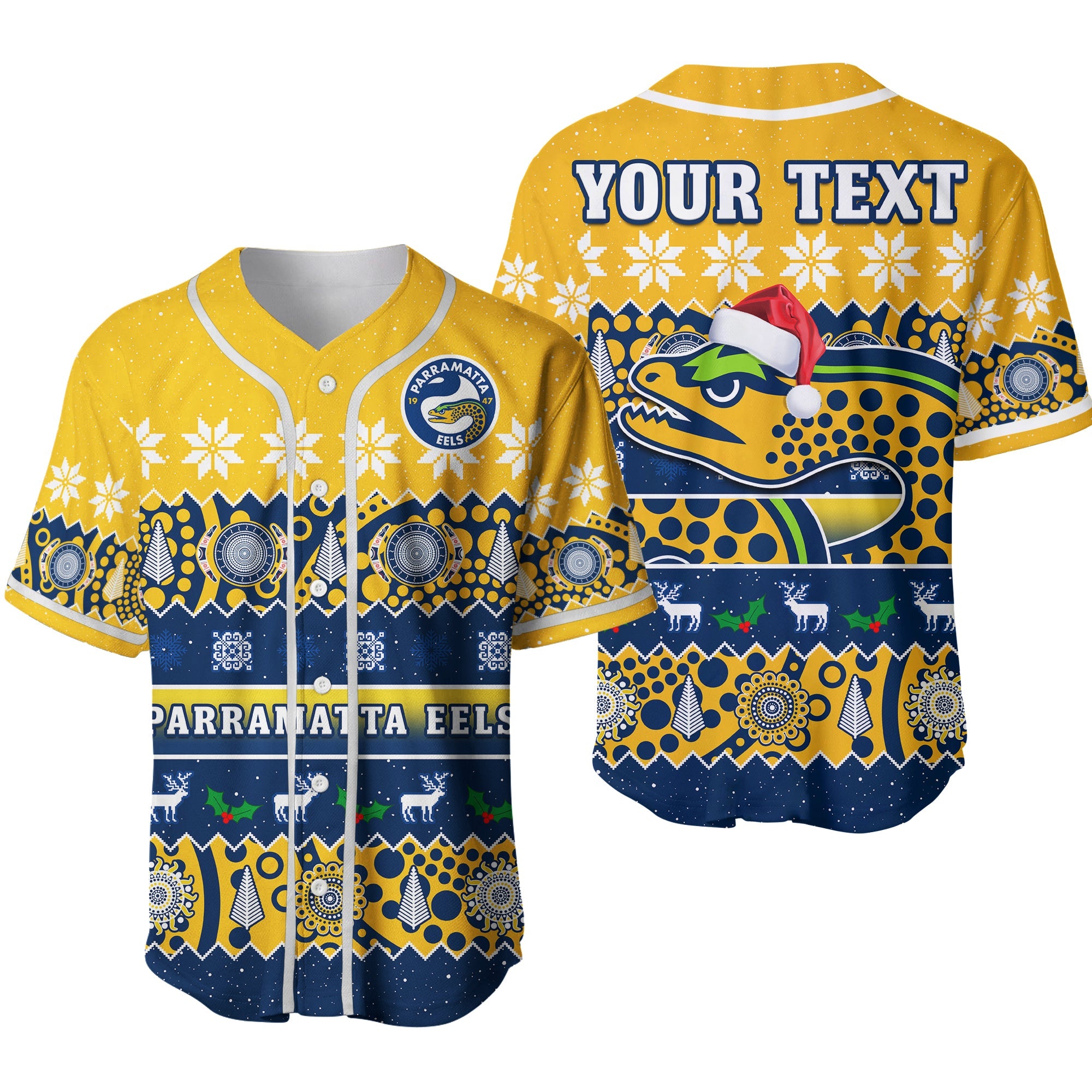 custom-personalised-parramatta-eels-christmas-baseball-jersey-parra-aboriginal-art-merry-xmas-ver02