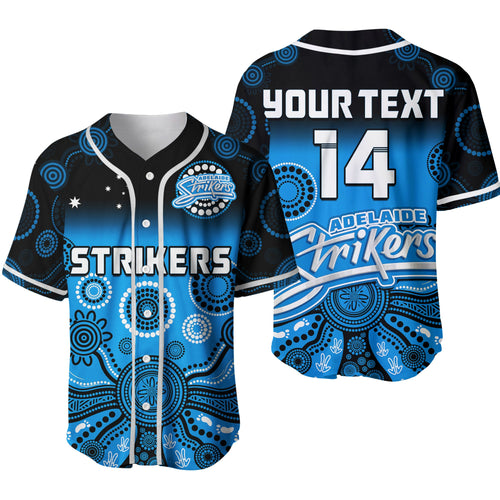 custom-text-and-number-adelaide-strikers-baseball-jersey-gradient-aboriginal-dot-painting-ver02