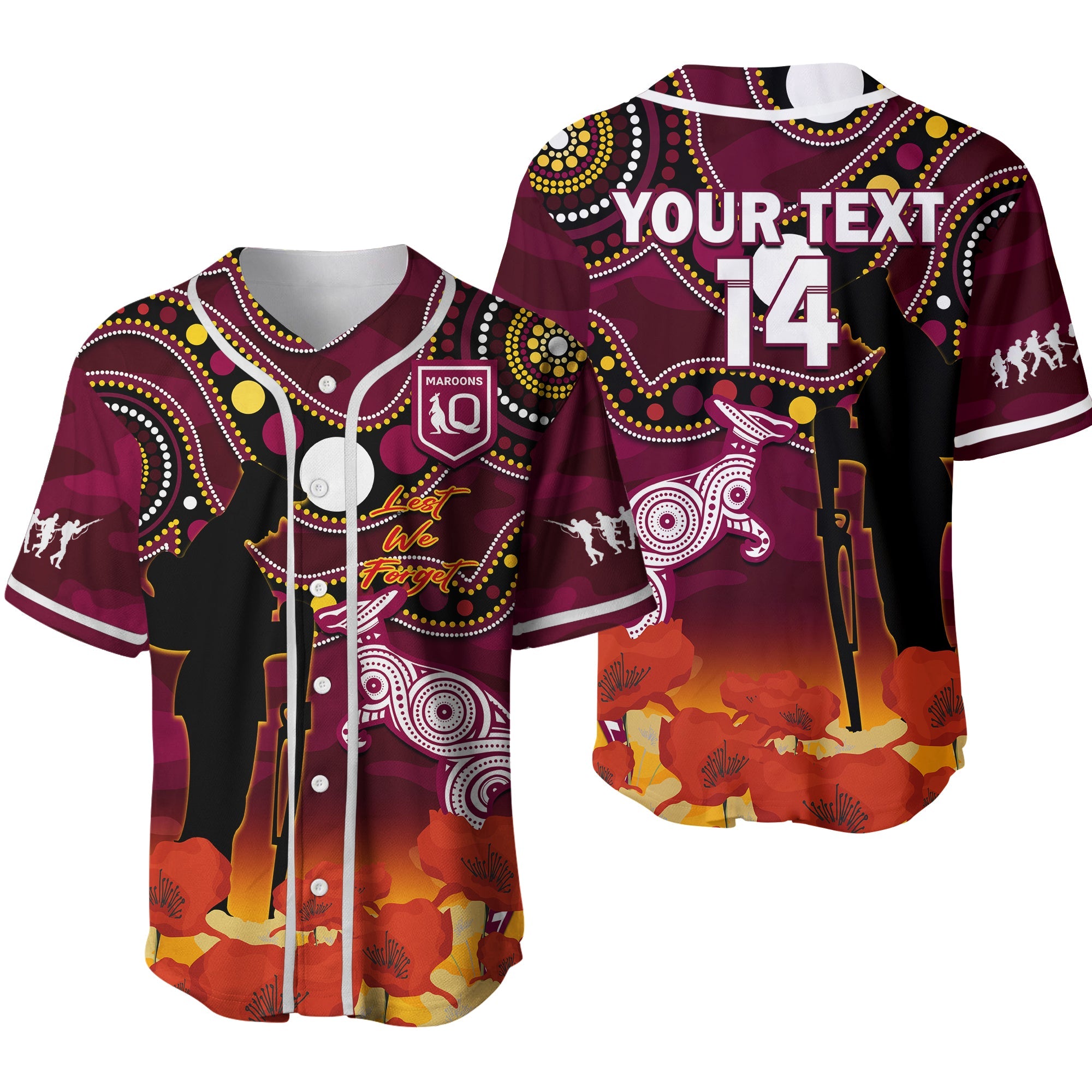 custom-text-and-number-maroons-rugby-anzac-2023-baseball-jersey-qld-aboriginal-mix-poppy-camouflage-ver02