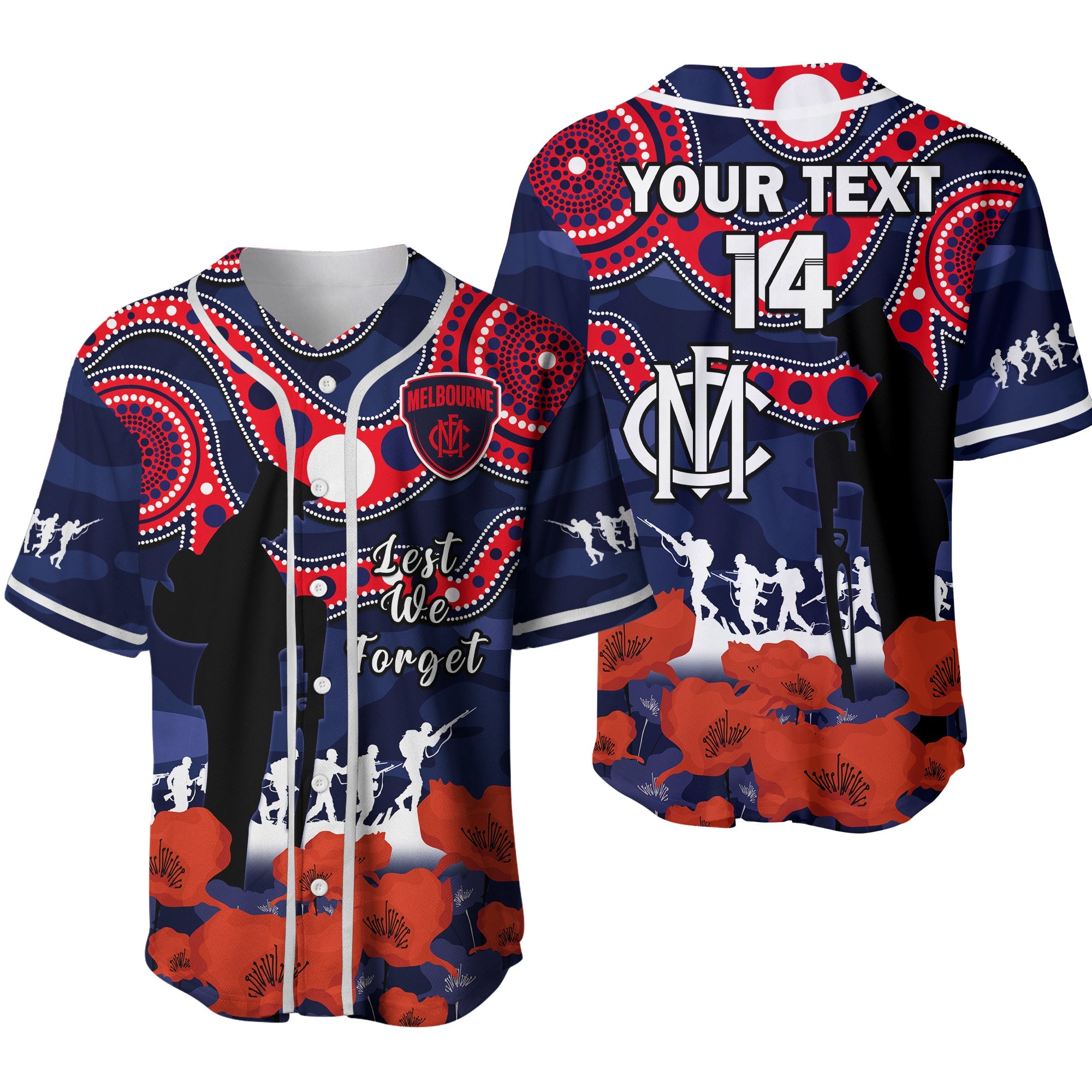 custom-text-and-number-melbourne-football-anzac-2023-baseball-jersey-demons-aboriginal-mix-poppy-camouflage-ver02