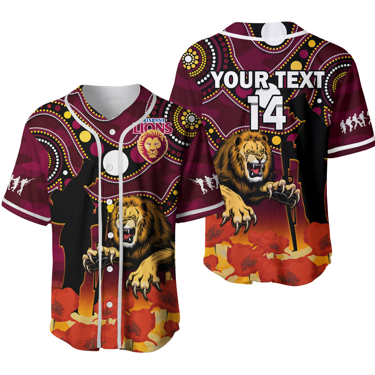 custom-text-and-number-brisbane-lions-football-anzac-2023-baseball-jersey-aboriginal-mix-poppy-camouflage-ver02