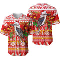 australia-baseball-jersey-kookaburra-mix-golden-wattle-aboriginal-art-merry-christmas-ver02