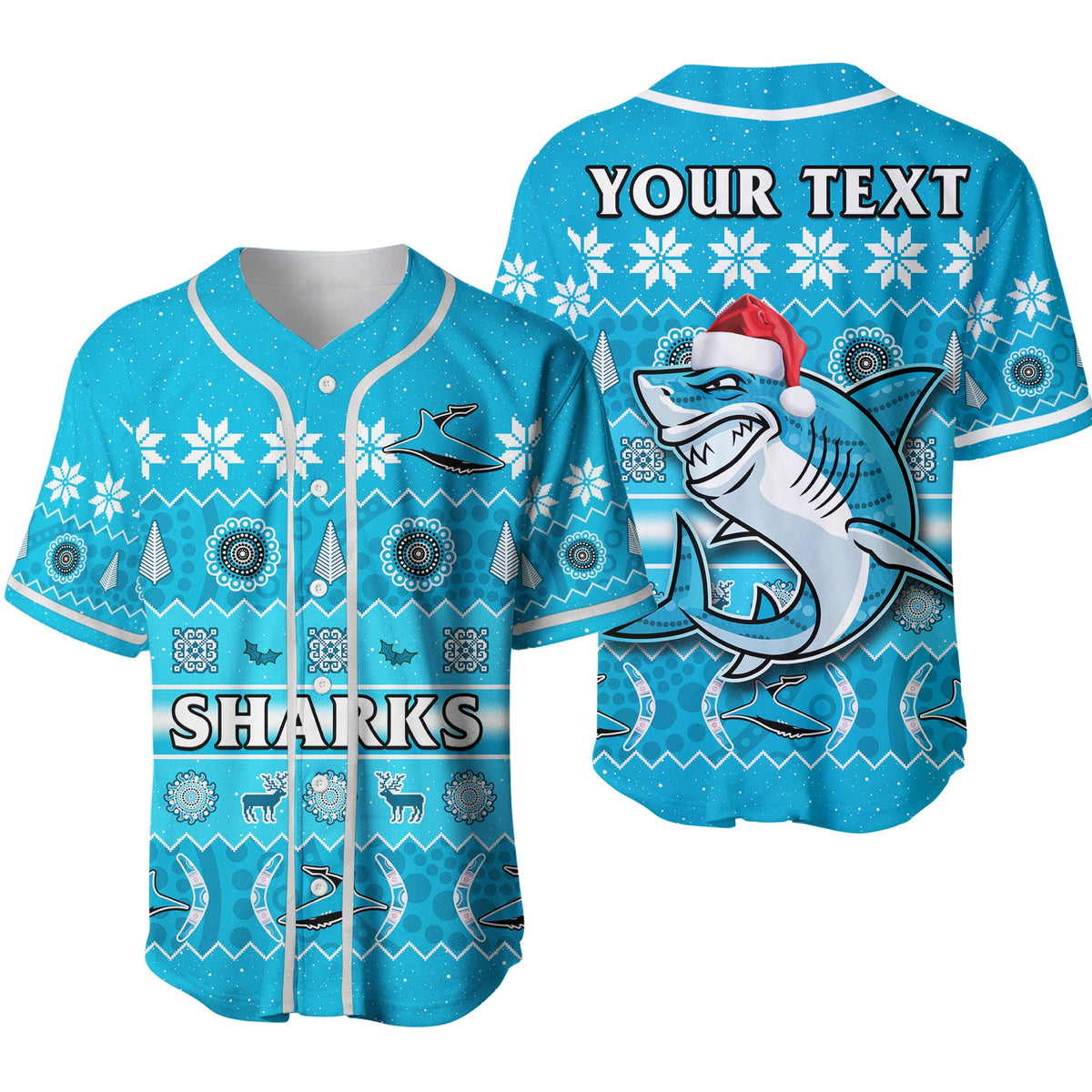 custom-personalised-sharks-christmas-baseball-jersey-cronulla-sutherland-aboriginal-art-merry-xmas-ver02