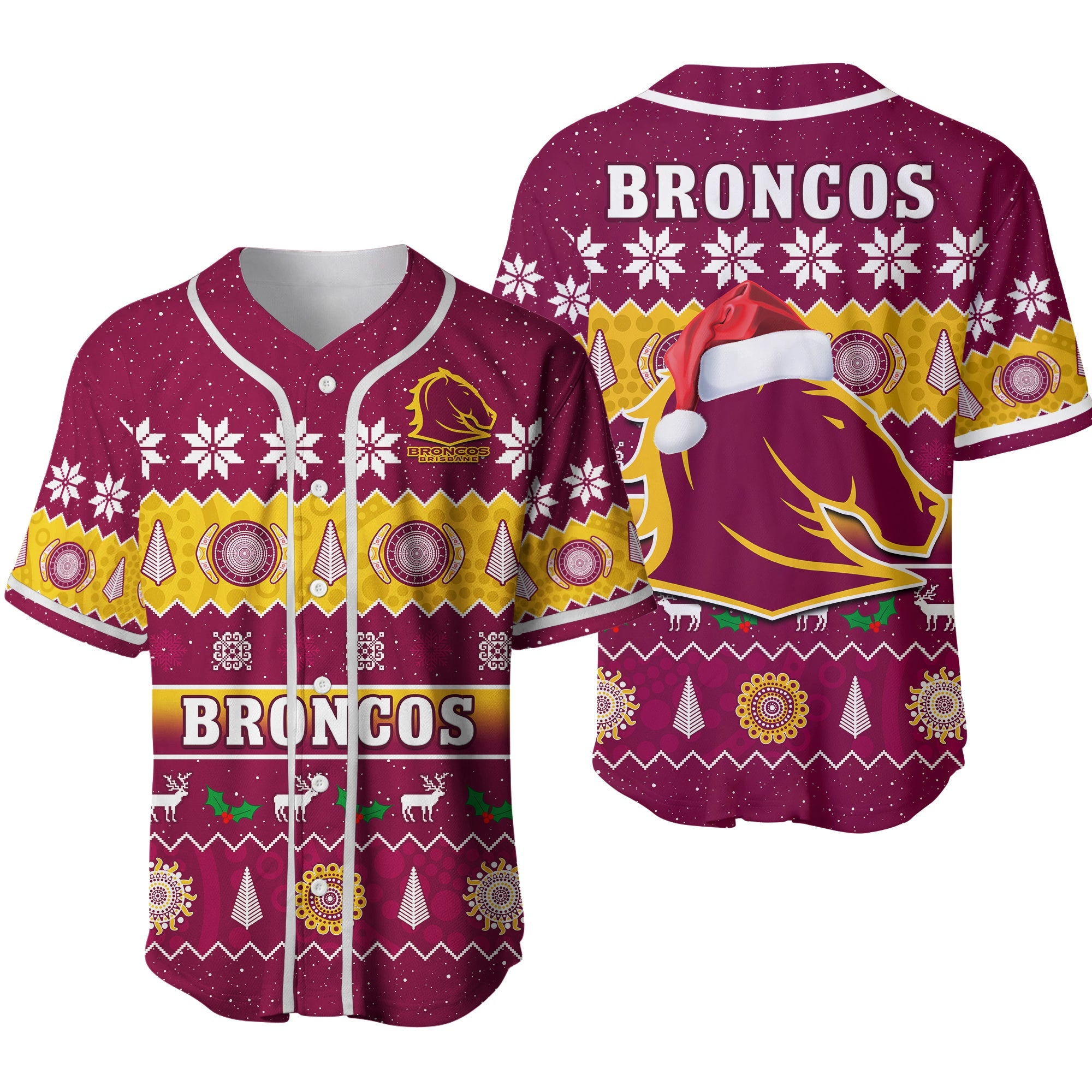 broncos-christmas-baseball-jersey-brisbane-aboriginal-art-merry-xmas-ver02