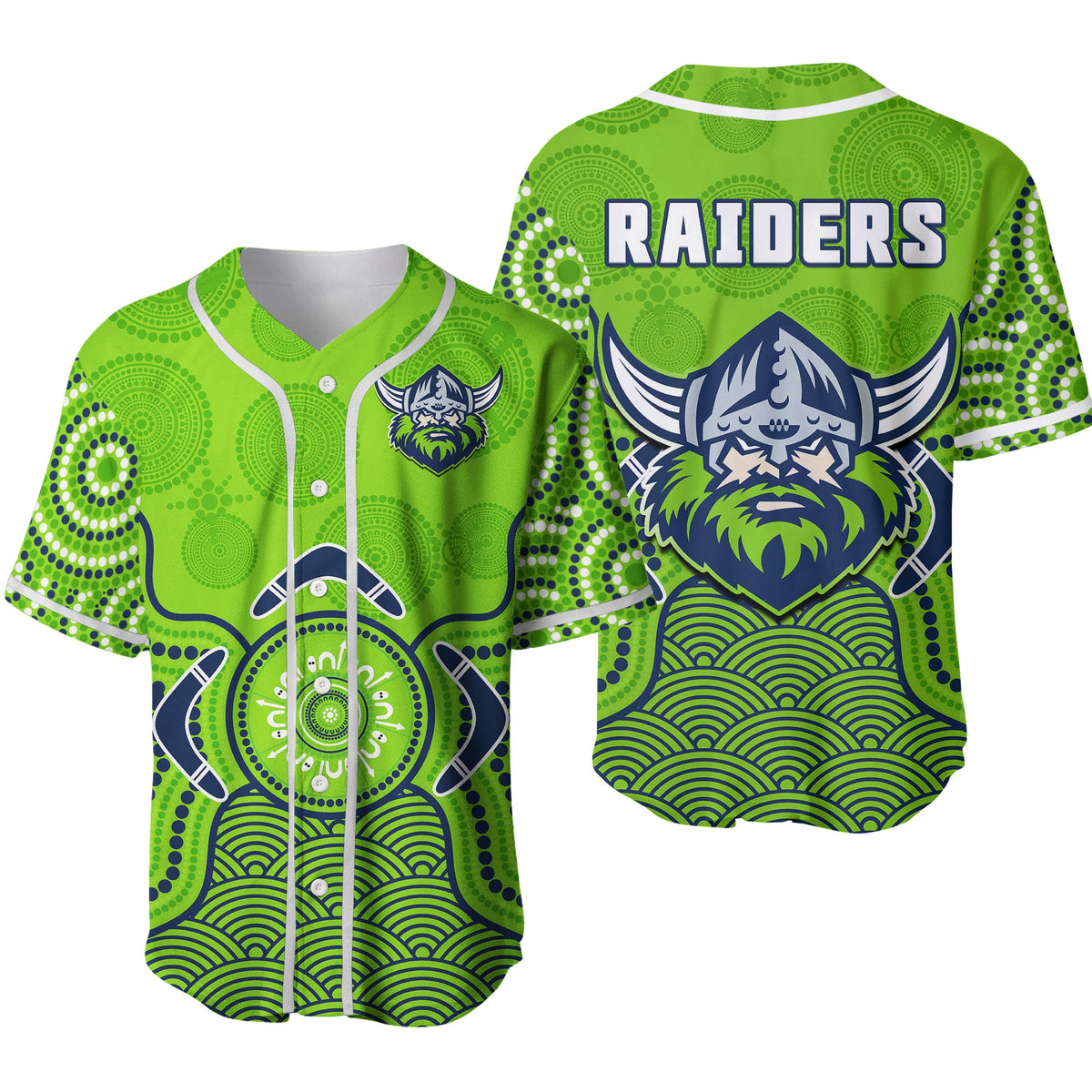 raiders-rugby-baseball-jersey-the-green-machine-indigenous-artsy-ver02