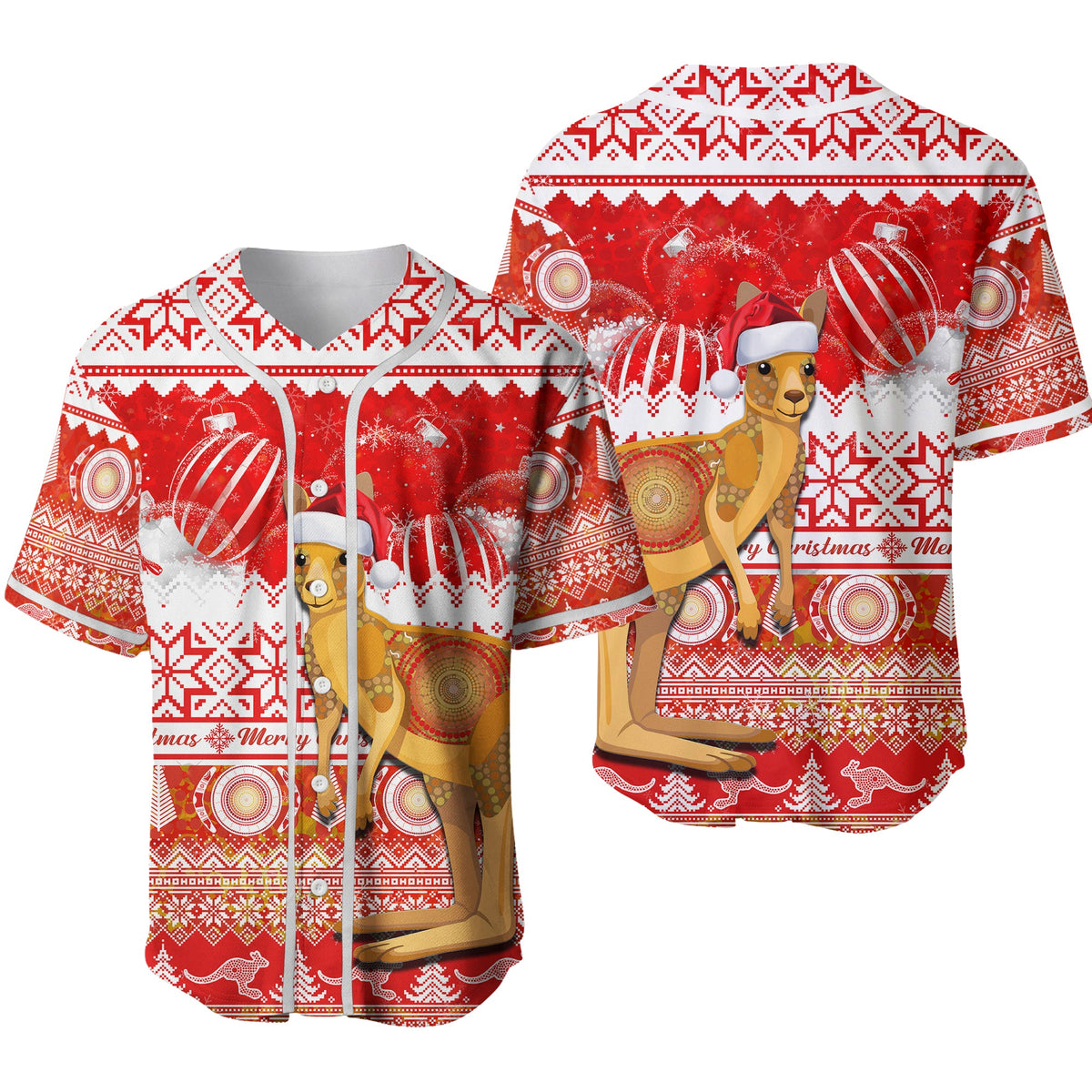 australia-baseball-jersey-kangaroo-aboriginal-painting-merry-christmas-ver02