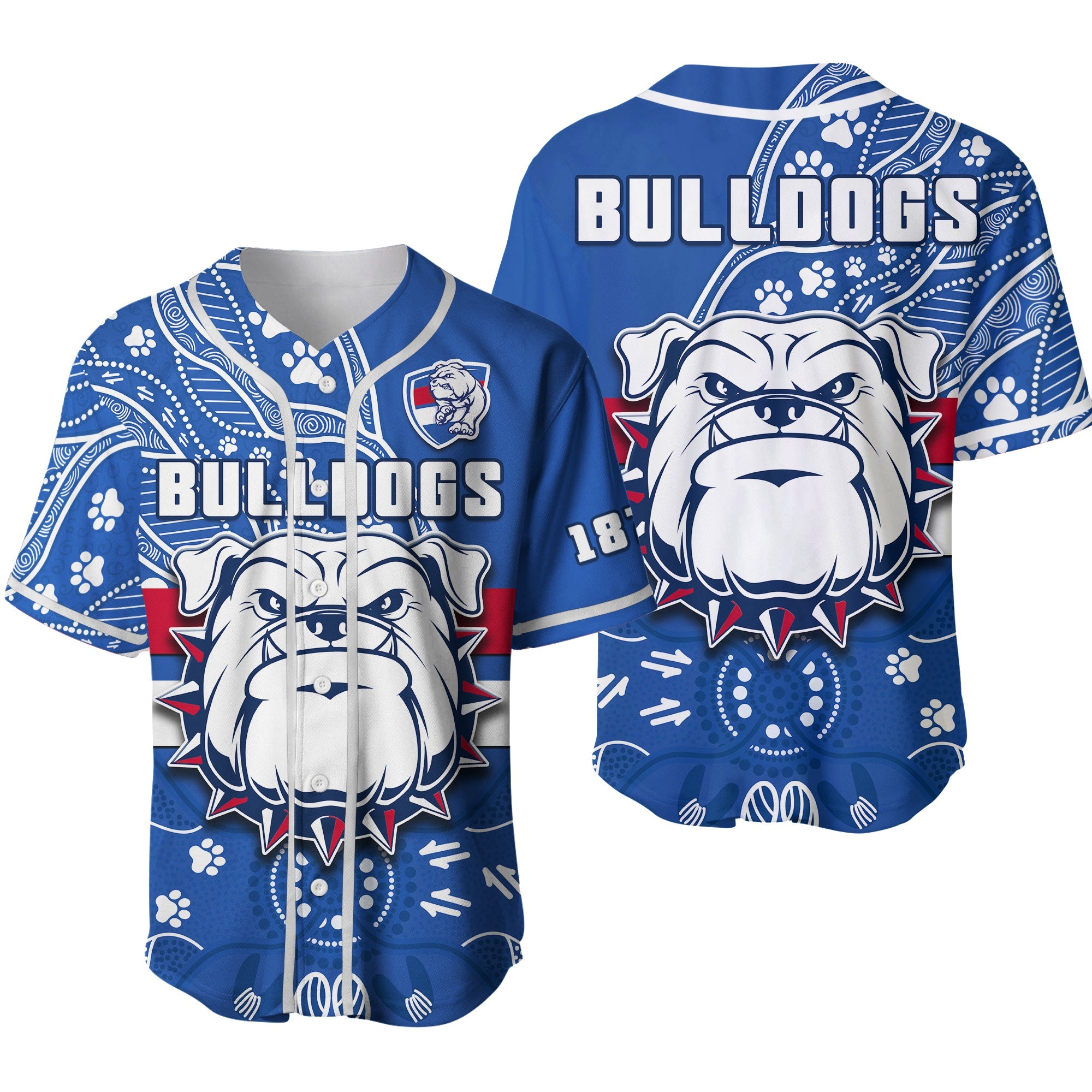 bulldogs-football-baseball-jersey-scraggers-1877-aboriginal-dot-painting-newest-version-ver02