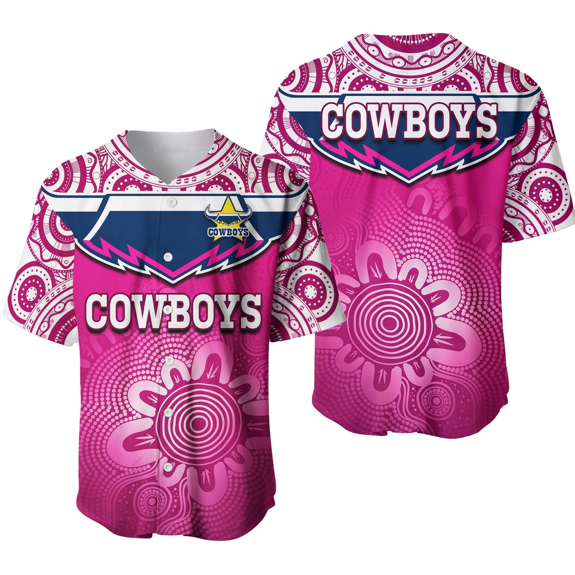 cowboys-rugby-baseball-jersey-aboriginal-pattern-pink-version