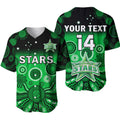 custom-text-and-number-stars-cricket-baseball-jersey-melbourne-team-green-gradient-aboriginal-art