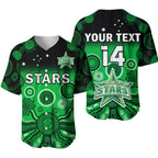 custom-text-and-number-stars-cricket-baseball-jersey-melbourne-team-green-gradient-aboriginal-art