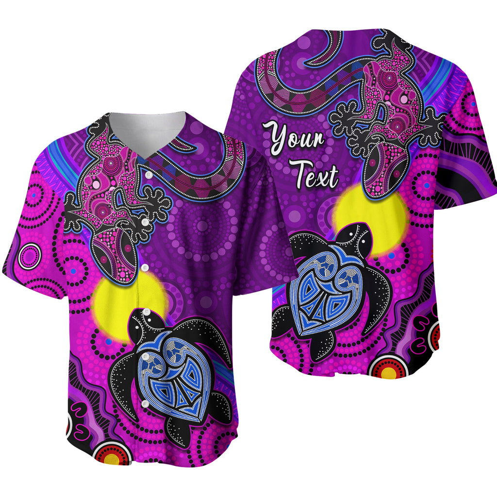 custom-personalised-australia-lizard-and-turtle-baseball-jersey-aboriginal-art-beautiful-life
