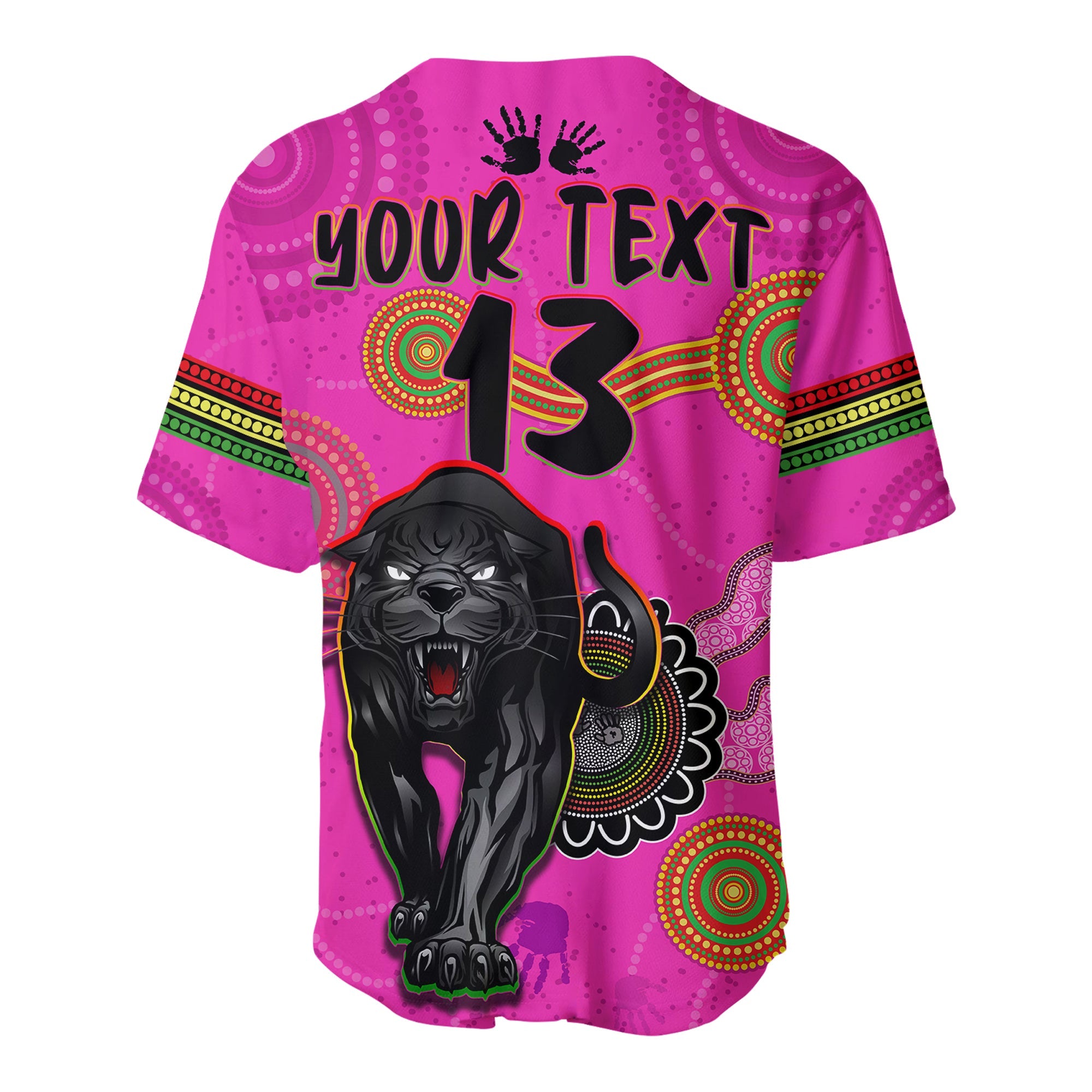 custom-text-and-number-panthers-baseball-jersey-aboriginal-premiers-2022-we-are-the-champions-with-trophy