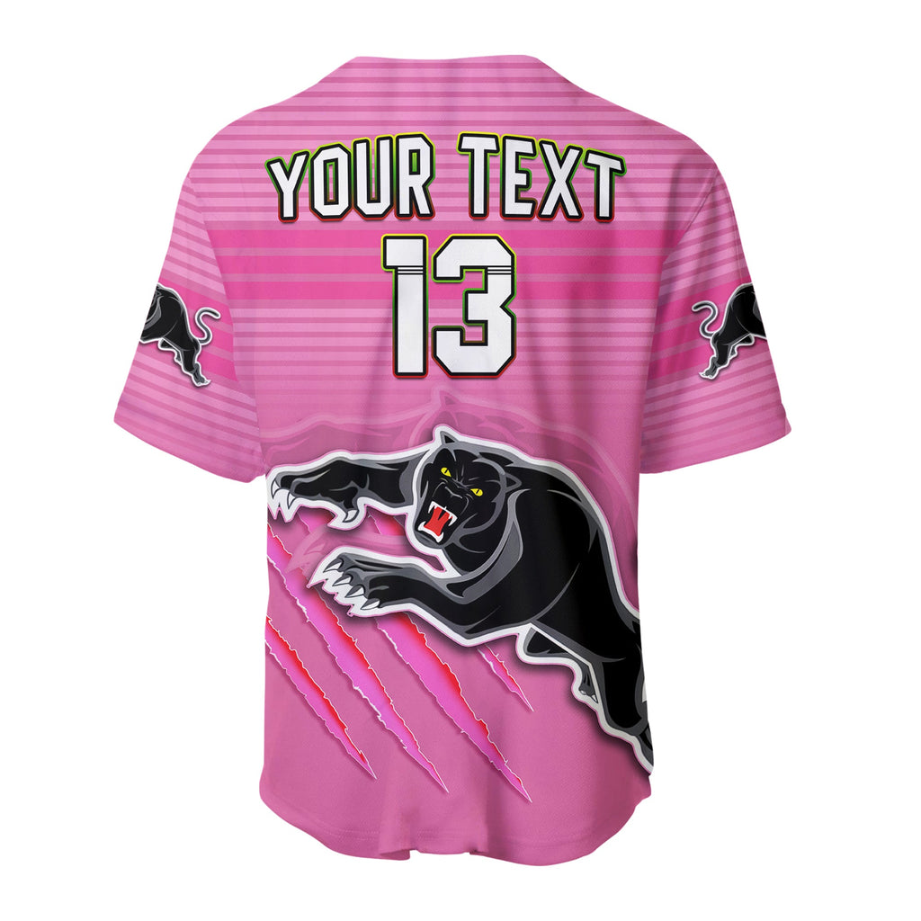 custom-text-and-number-panthers-proud-baseball-jersey-back-to-back-premiers-2022-version-pink
