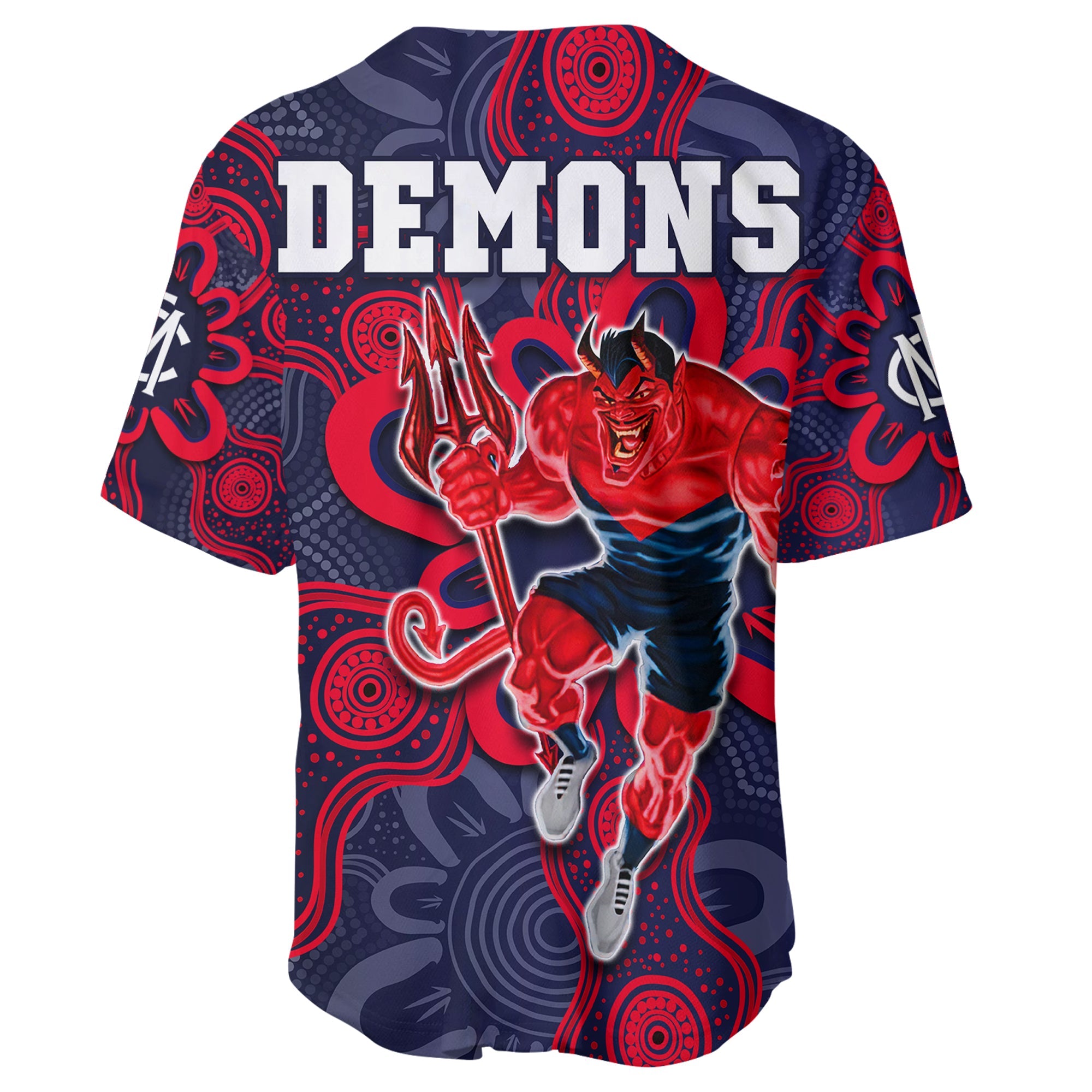 custom-text-and-number-demons-football-2022-baseball-jersey-australian-aboriginal-dot-painting