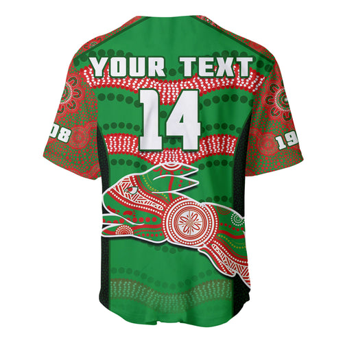 custom-text-and-number-rabbitohs-rugby-baseball-jersey-souths-1908-aboriginal-dot-painting-go-bunnies