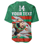 custom-text-and-number-rabbitohs-rugby-baseball-jersey-aboriginal-dot-painting-glory-glory-sporty-style